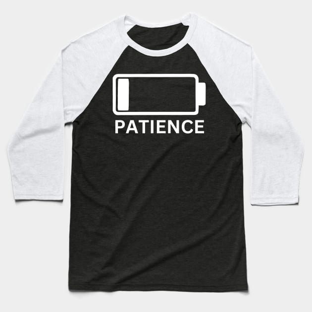 Patience Baseball T-Shirt by Oolong